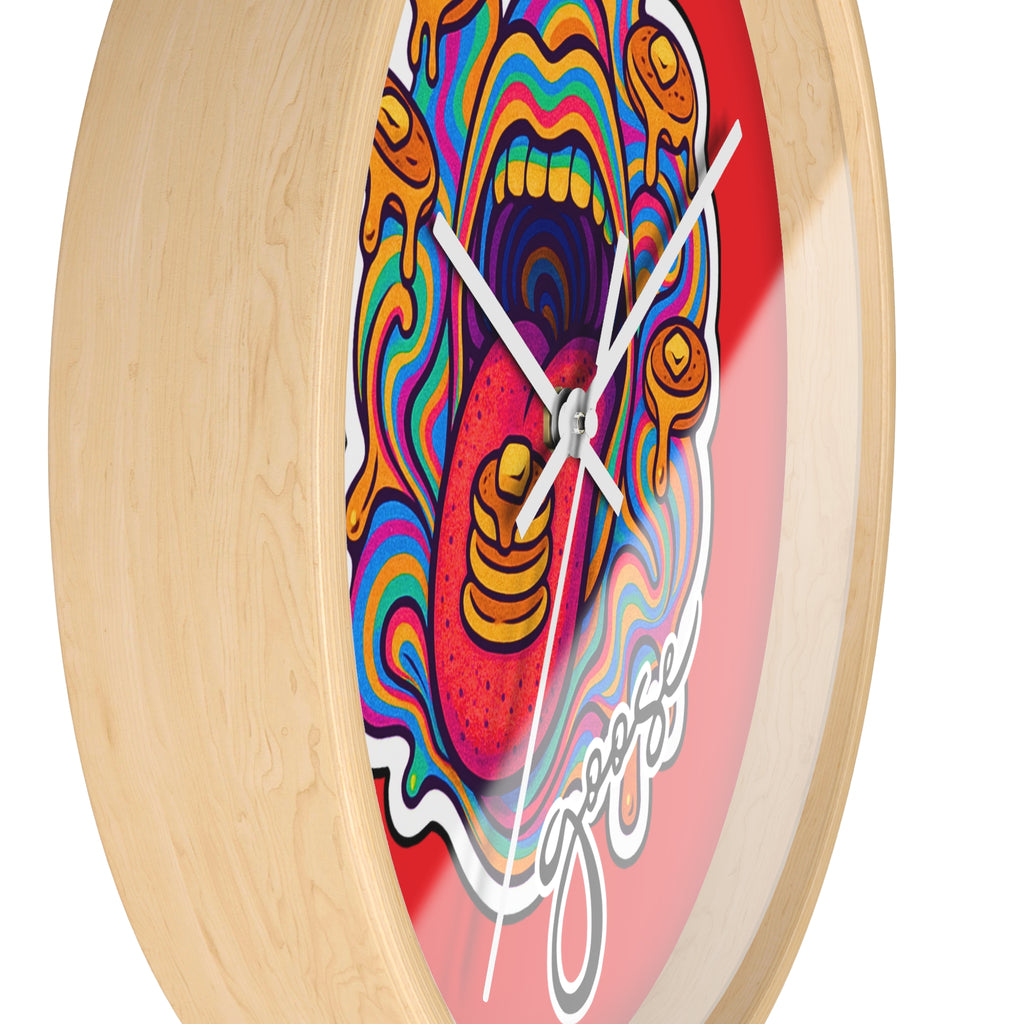Goose The Band Pancake Artwork Wall Clock | Trippy Music Decor
