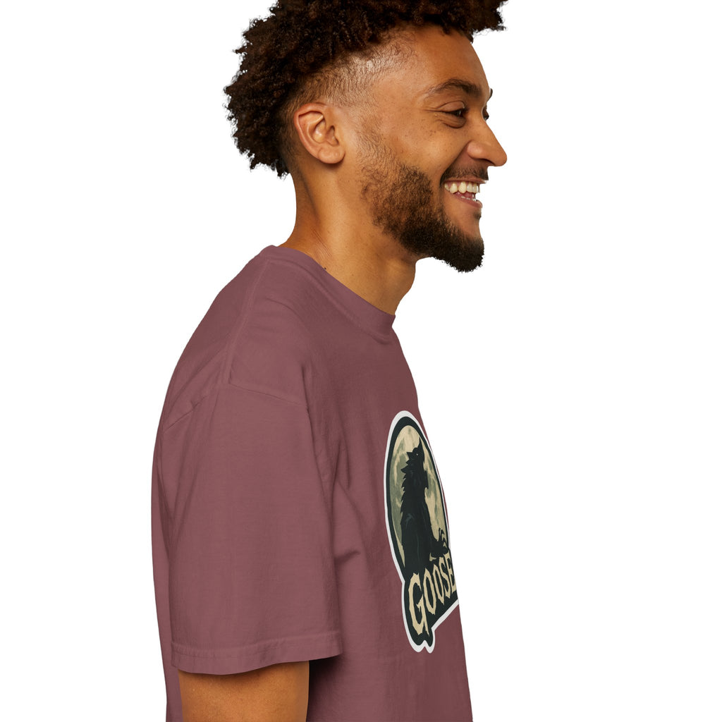 Goose Moon T-Shirt — Vintage Werewolf Silhouette Graphic Tee