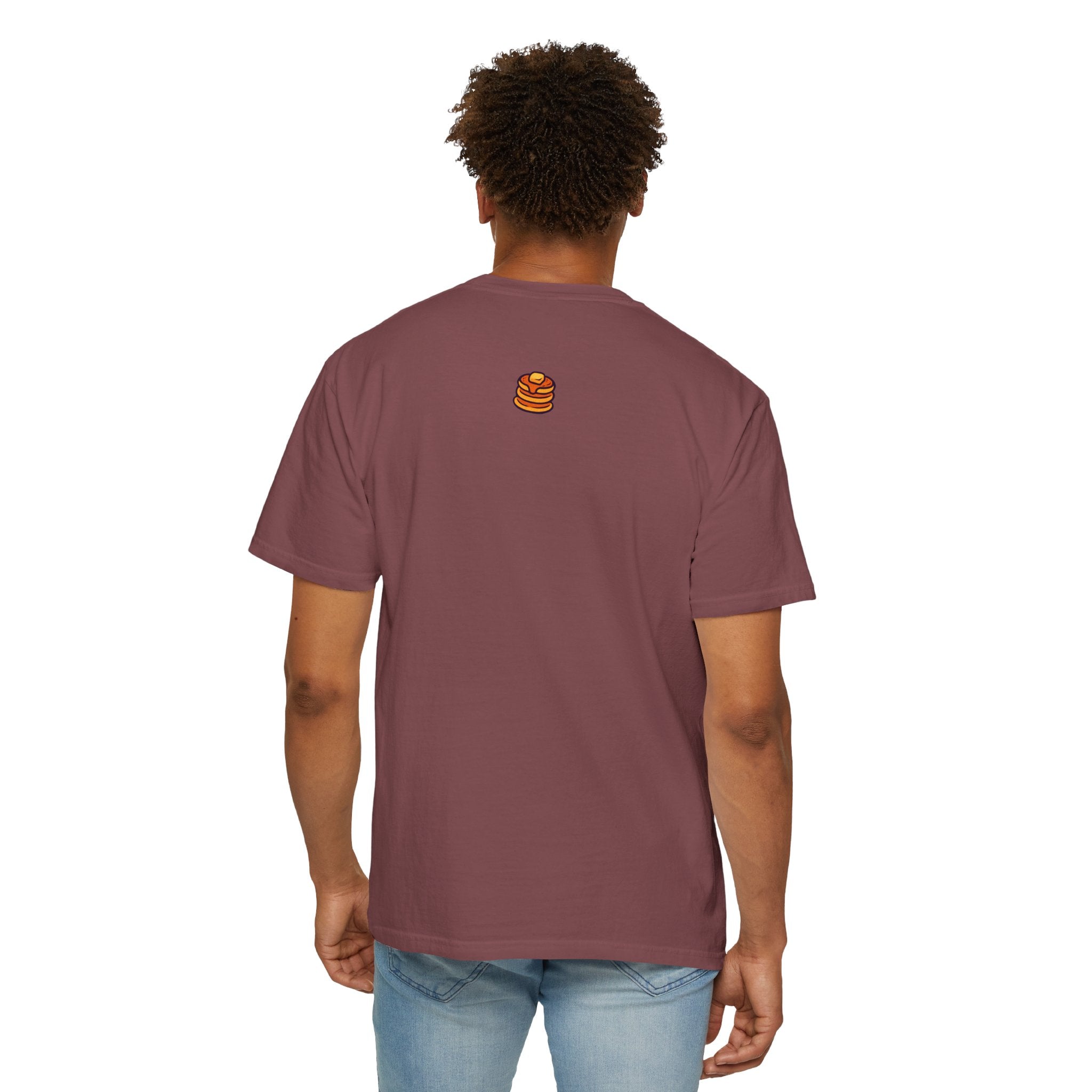Pancake Mouth T-Shirt — Retro Psychedelic Breakfast Graphic Tee