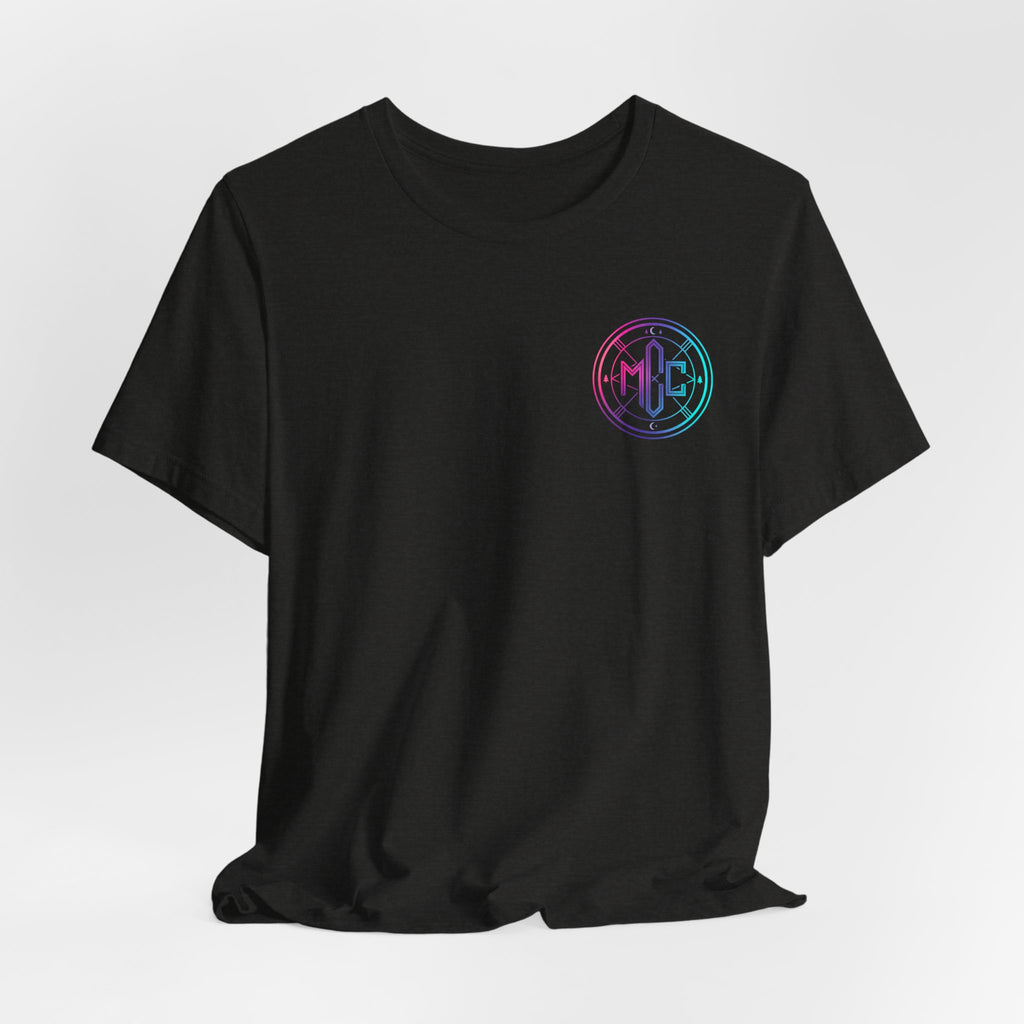 Moon Cabin Collective T-Shirt — Moonlit Cabin Graphic Tee ("Rooted in Nature • Driven by Sound")