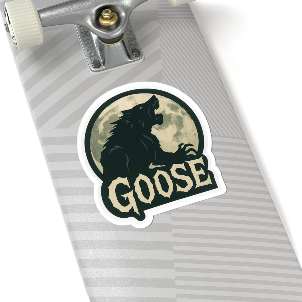 Goose Werewolf Sticker — Full Moon Vinyl Kiss-Cut Sticker