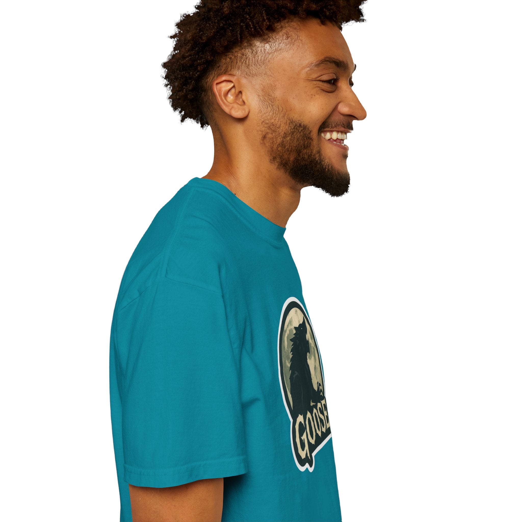 Goose Moon T-Shirt — Vintage Werewolf Silhouette Graphic Tee