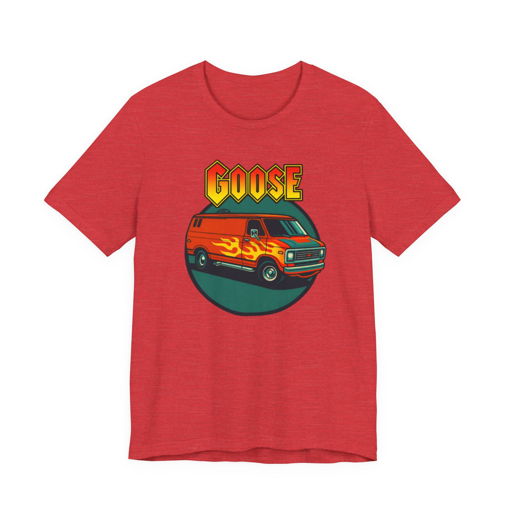 Goose Flame Van T‑Shirt — Retro Hot Rod Graphic Tee