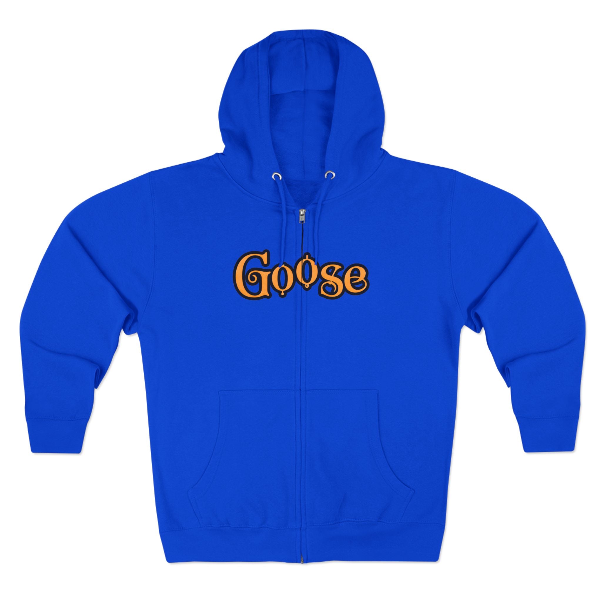 Goose Zip Hoodie — Vintage Psychedelic Band Art Backprint