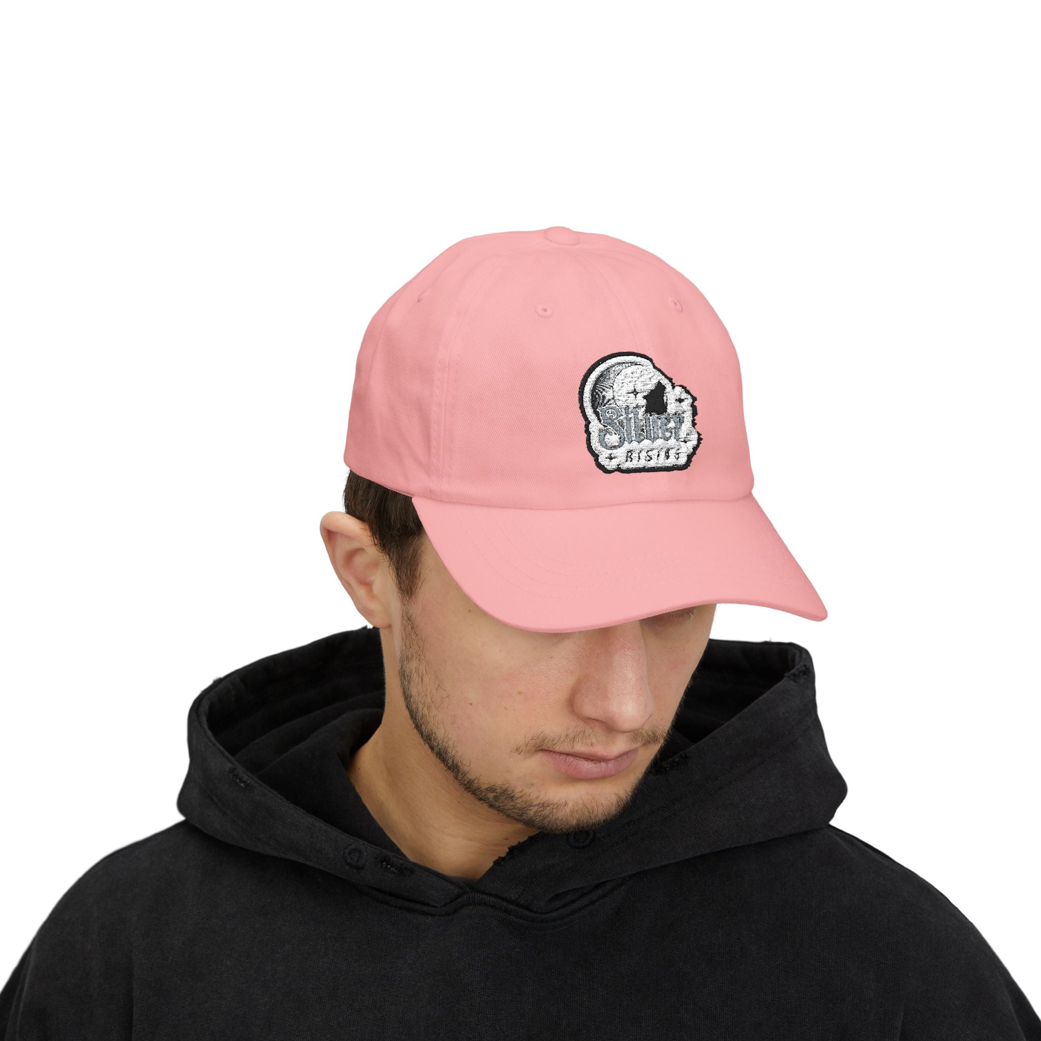 Dad Cap — Vintage Moon & Stars Fishing Logo Embroidered Hat