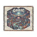 Woven Blanket — 'Goose' Scenic Pixel Art Throw Blanket, Cozy Band-Inspired Home Decor