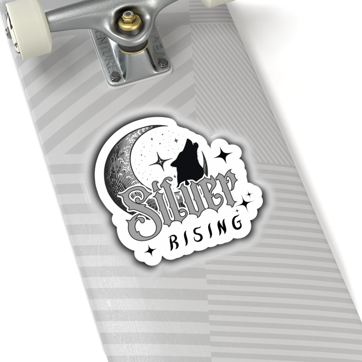 Goose the Band - Silver Rising wolf moon Sticker | Kiss-Cut vinyl decal