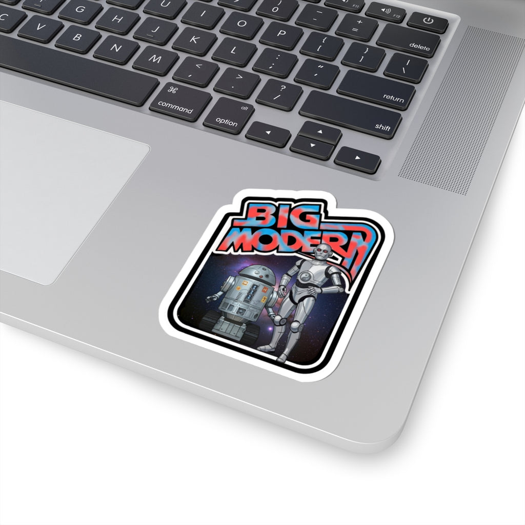 Goose the Band - Big Modern! retro robots Kiss-Cut Sticker | sci-fi droid decal