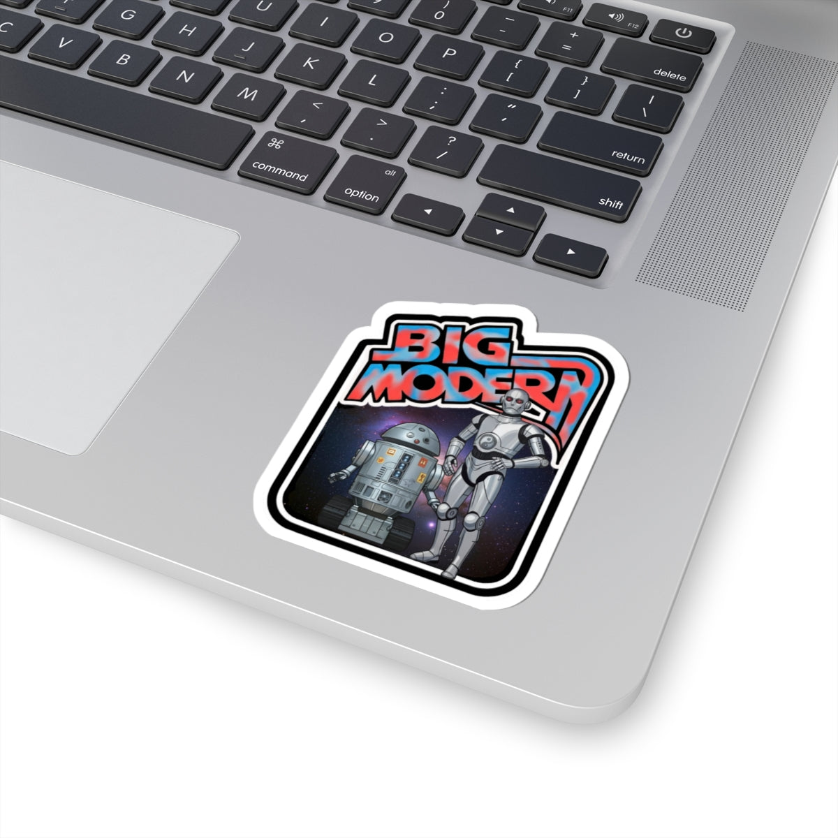 Goose the Band - Big Modern! retro robots Kiss-Cut Sticker | sci-fi droid decal