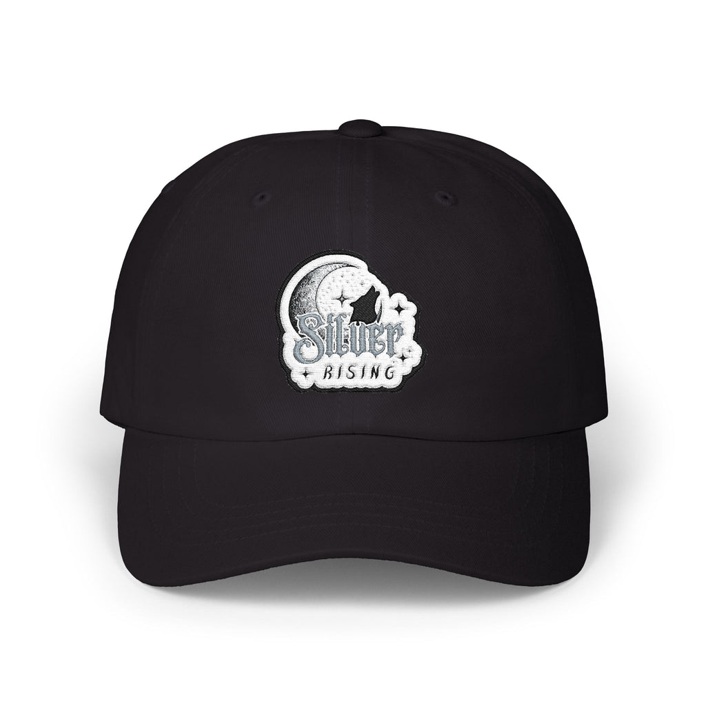 Dad Cap — Vintage Moon & Stars Fishing Logo Embroidered Hat