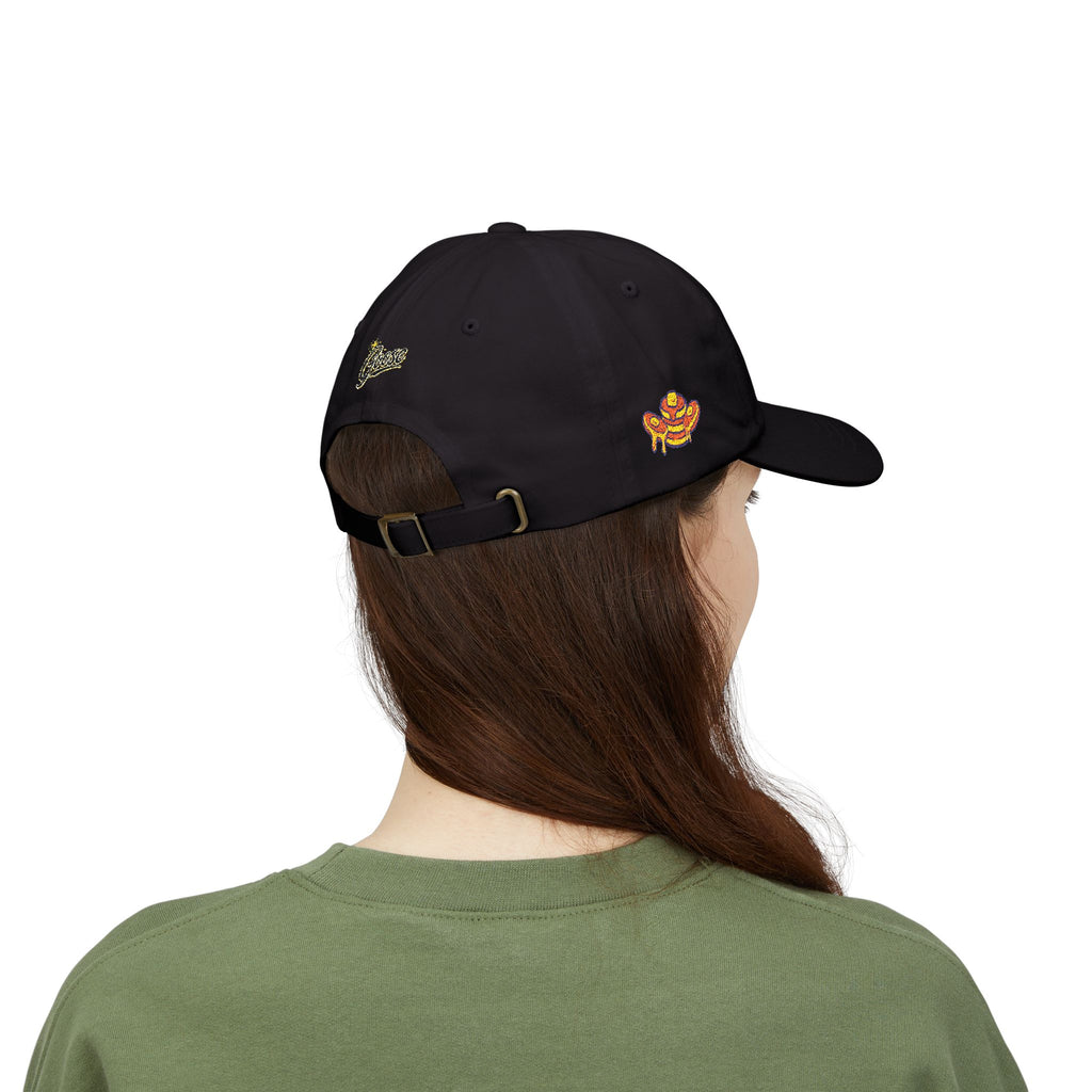 Embroidered Psychedelic Stamp Dad Cap