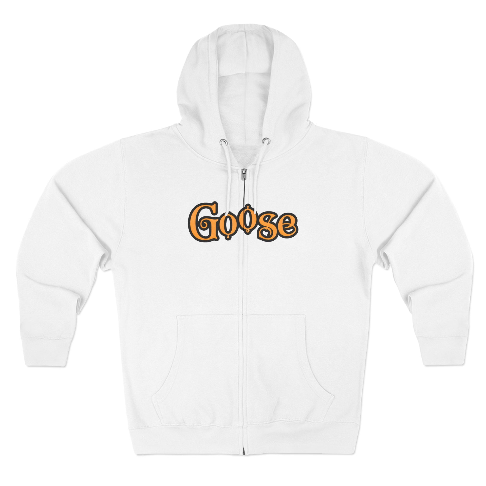 Goose Zip Hoodie — Vintage Psychedelic Band Art Backprint