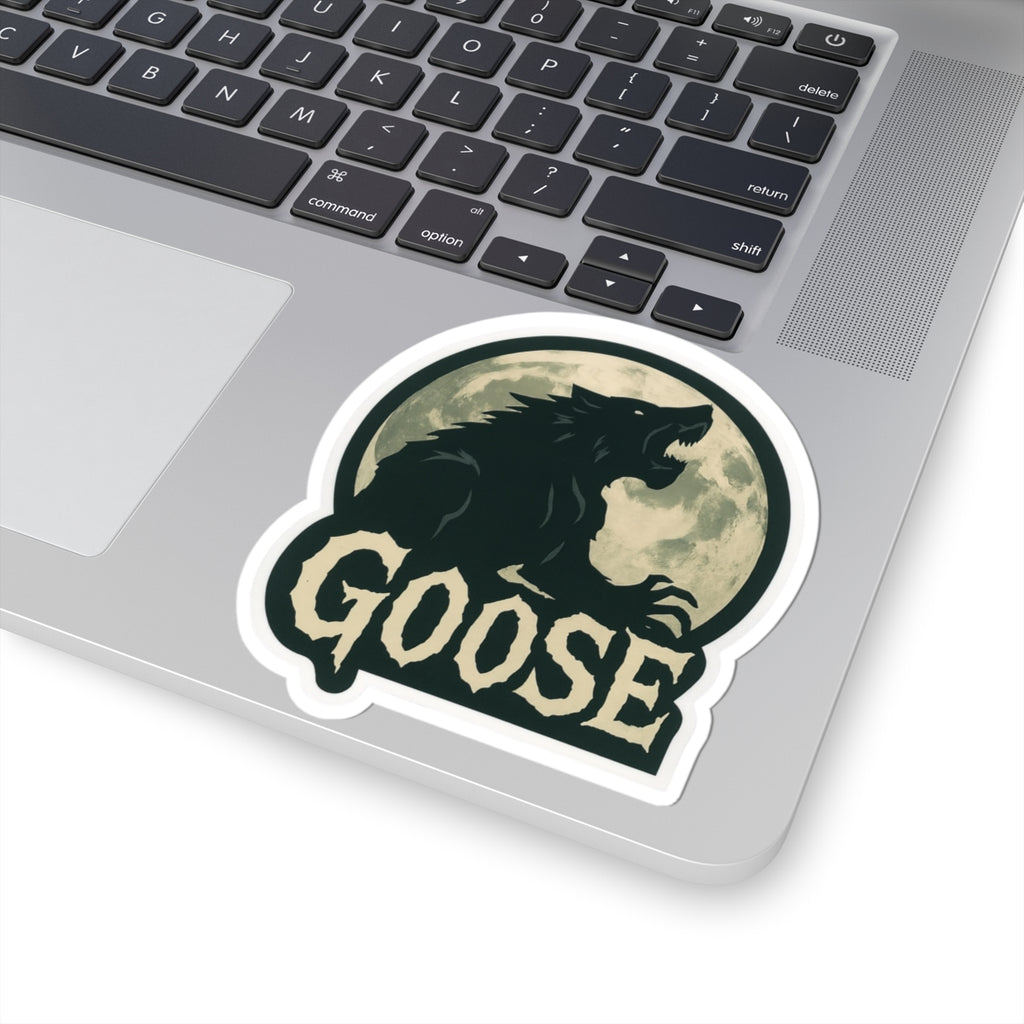 Goose Werewolf Sticker — Full Moon Vinyl Kiss-Cut Sticker
