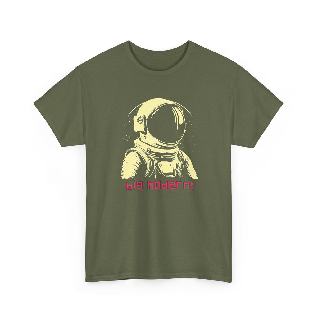 Retro Astronaut T‑Shirt - "big modern!" Graphic Tee, Vaporwave Space Design
