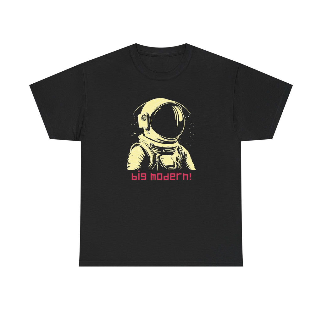 Retro Astronaut T‑Shirt - "big modern!" Graphic Tee, Vaporwave Space Design