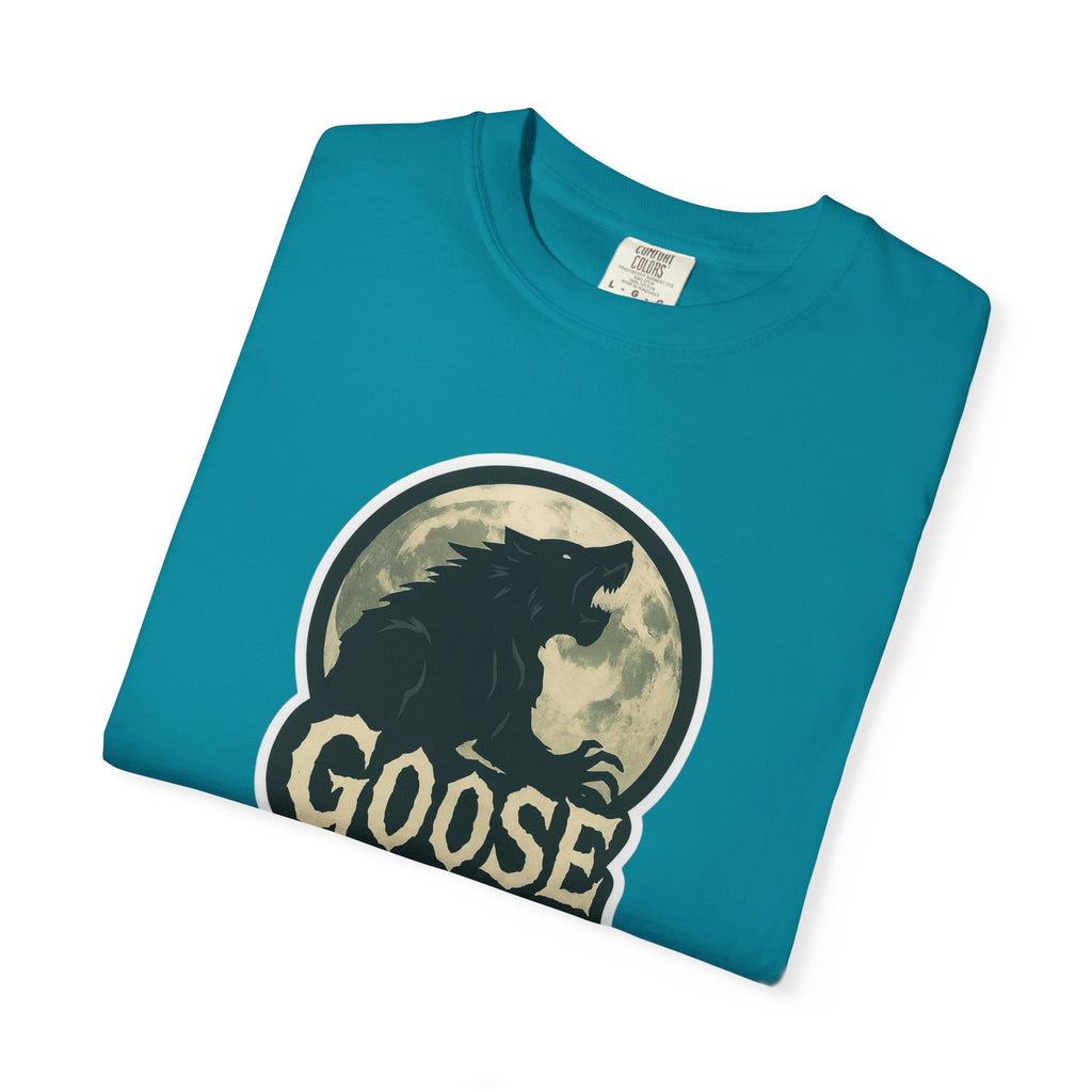Goose Moon T-Shirt — Vintage Werewolf Silhouette Graphic Tee