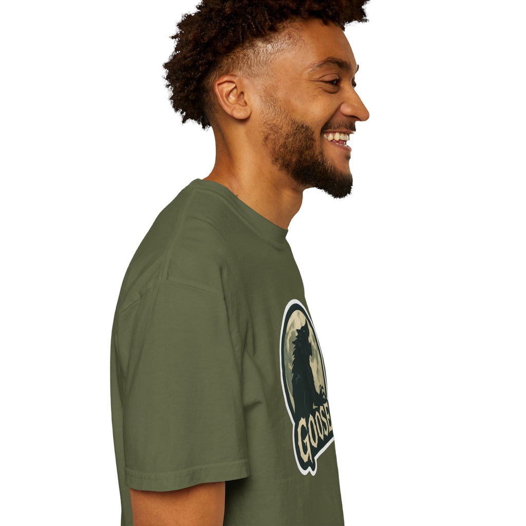 Goose Moon T-Shirt — Vintage Werewolf Silhouette Graphic Tee