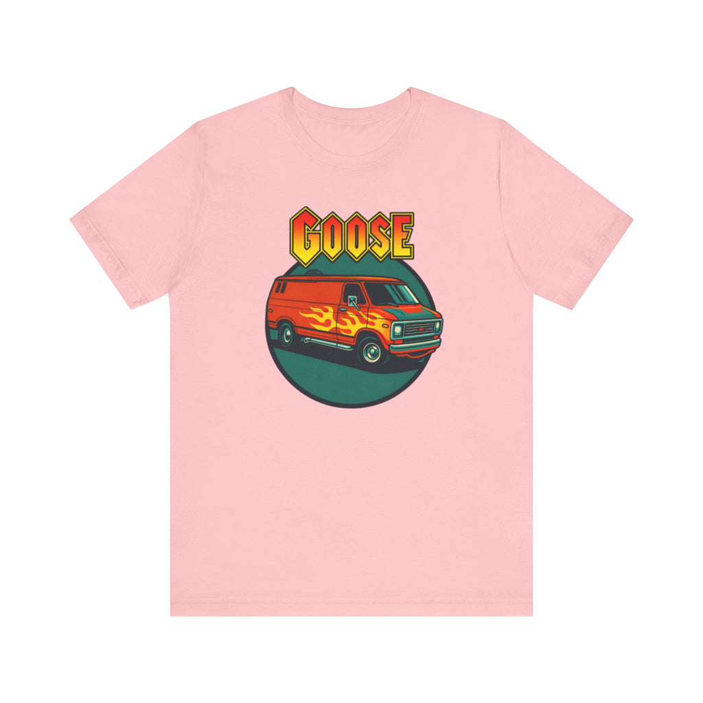 Goose Flame Van T‑Shirt — Retro Hot Rod Graphic Tee