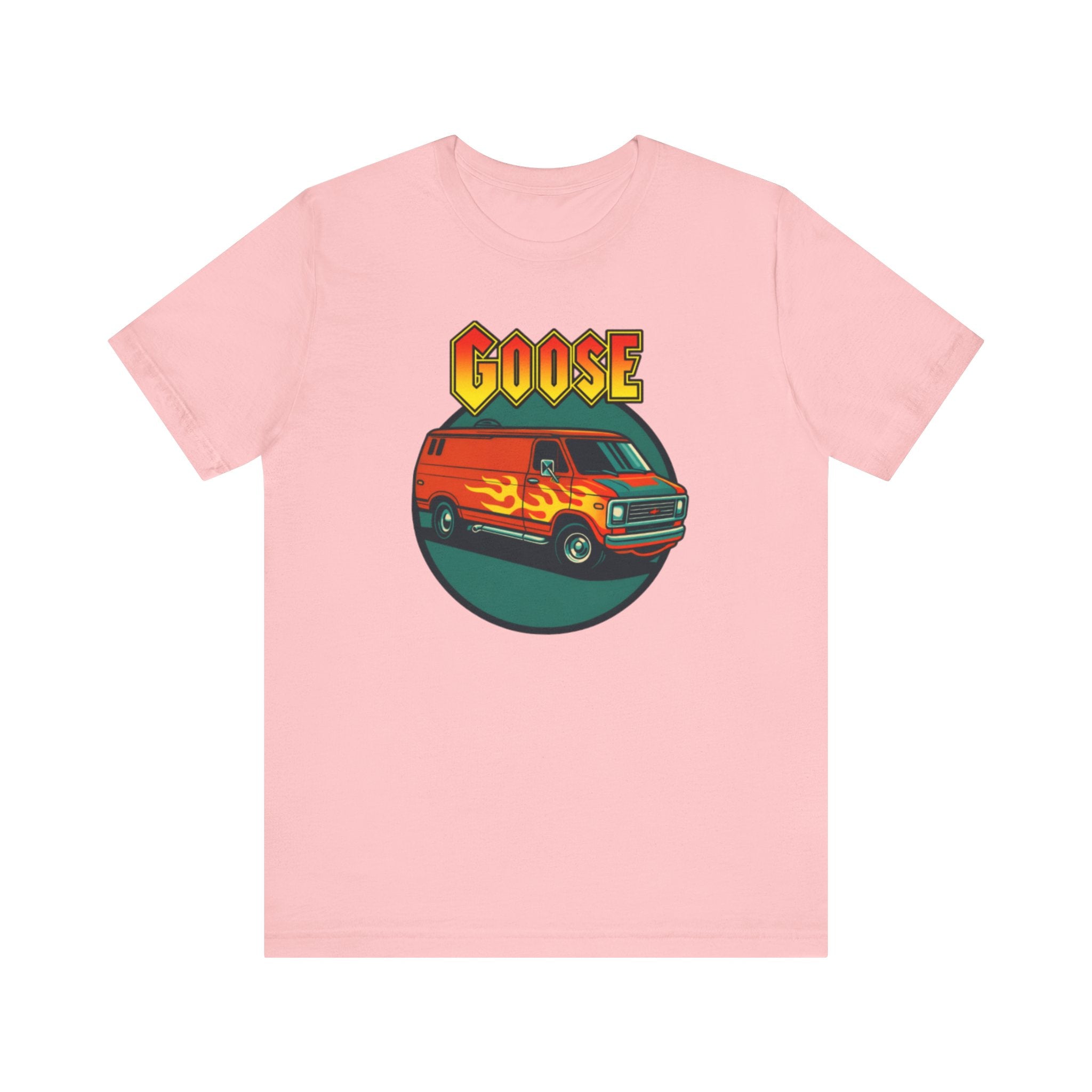 Goose Flame Van T‑Shirt — Retro Hot Rod Graphic Tee