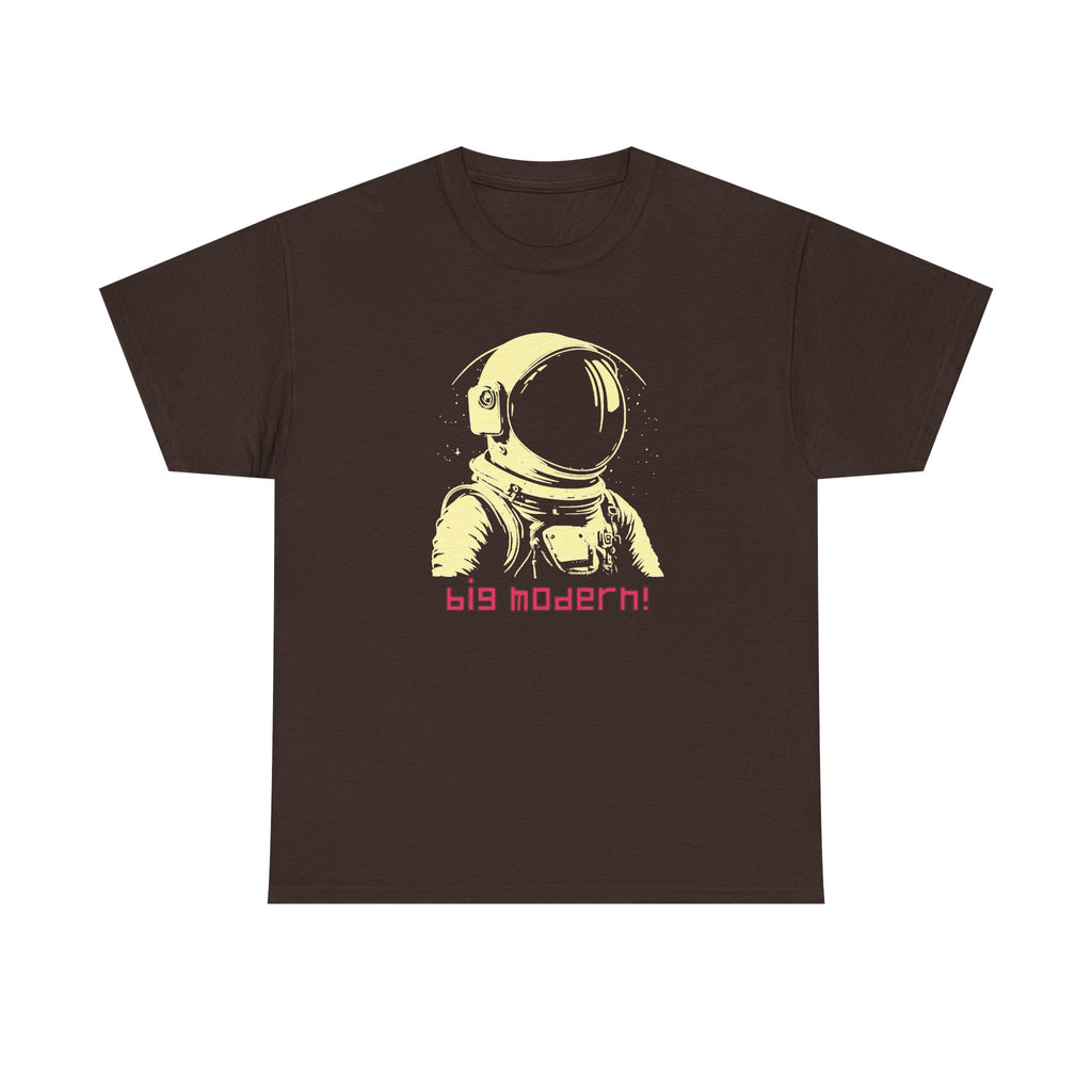Retro Astronaut T‑Shirt - "big modern!" Graphic Tee, Vaporwave Space Design