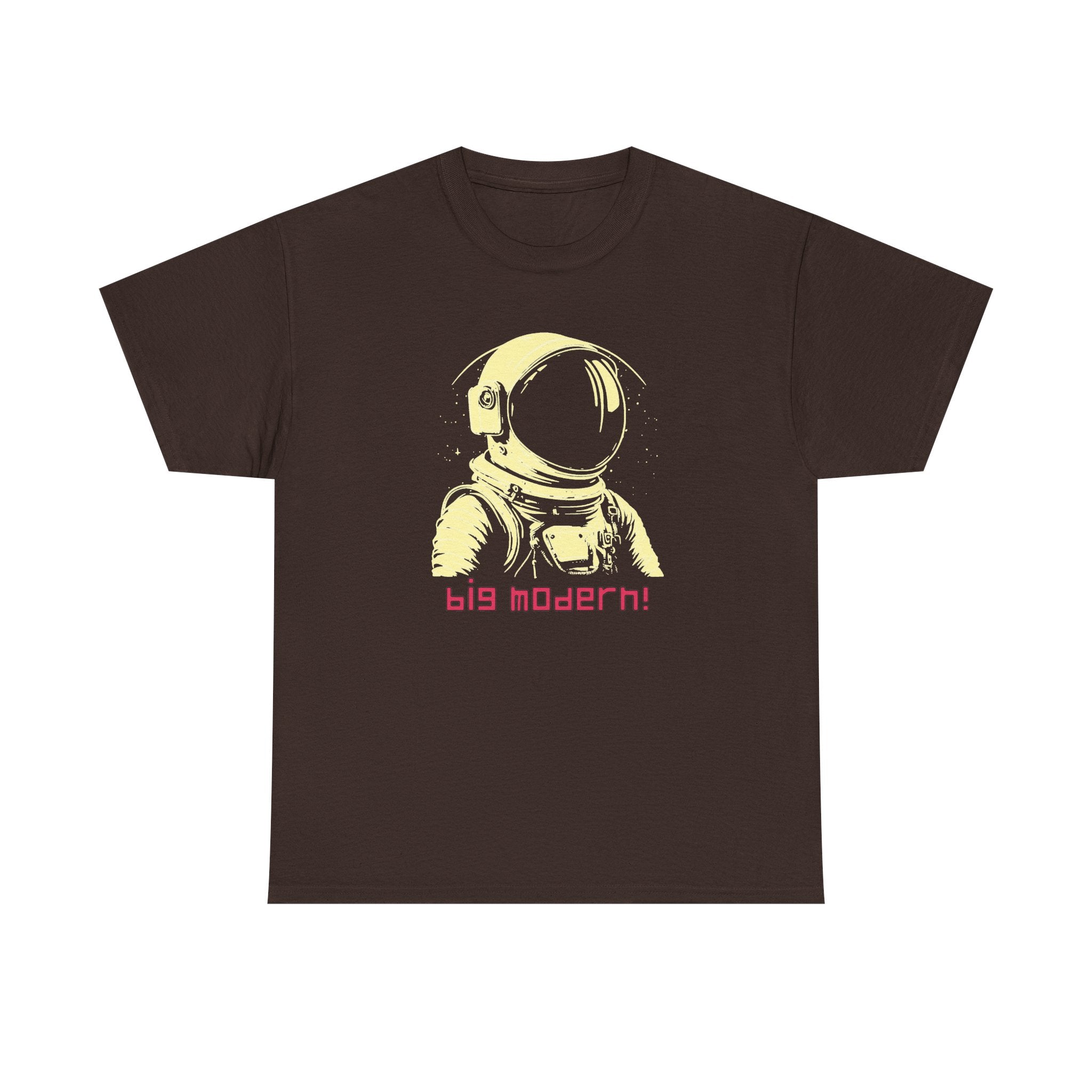 Retro Astronaut T‑Shirt - "big modern!" Graphic Tee, Vaporwave Space Design
