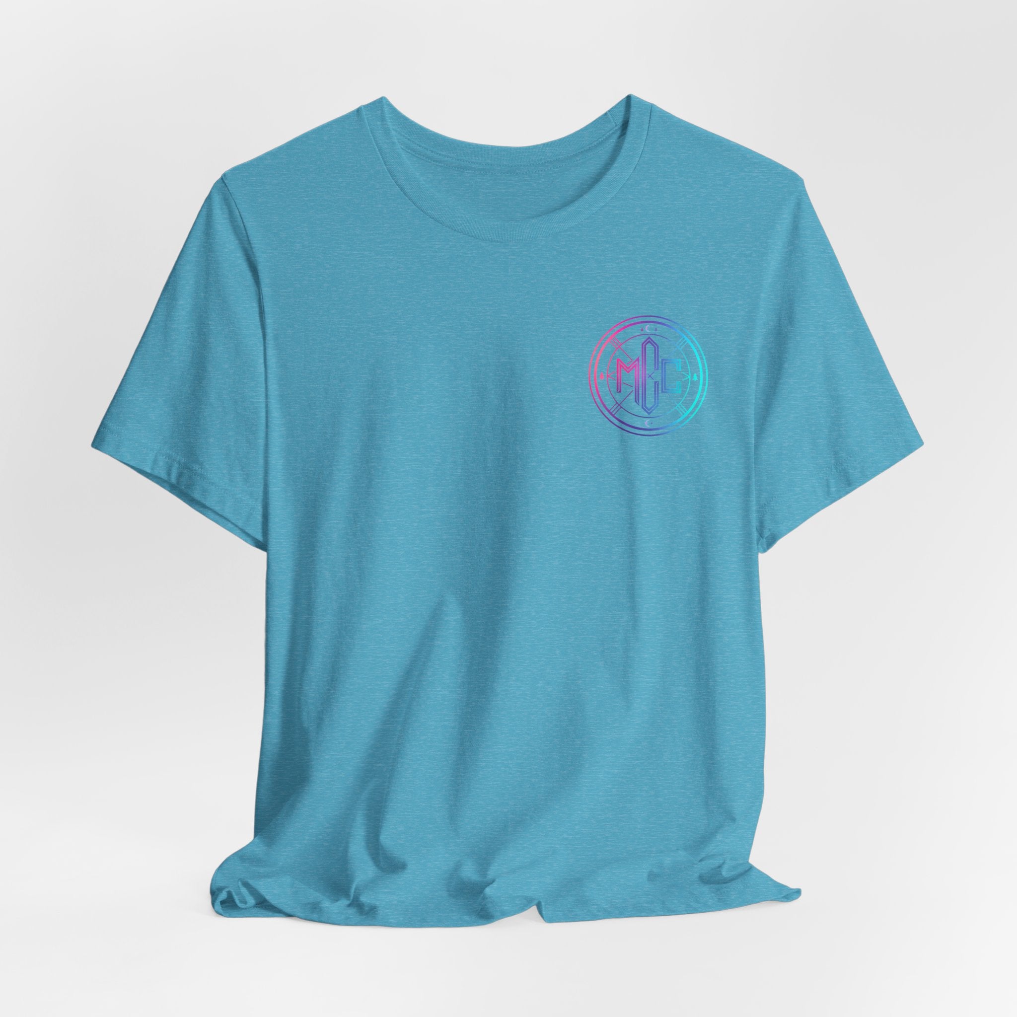Moon Cabin Collective T-Shirt — Moonlit Cabin Graphic Tee ("Rooted in Nature • Driven by Sound")