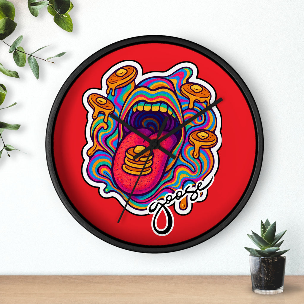 Goose The Band Pancake Artwork Wall Clock | Trippy Music Decor