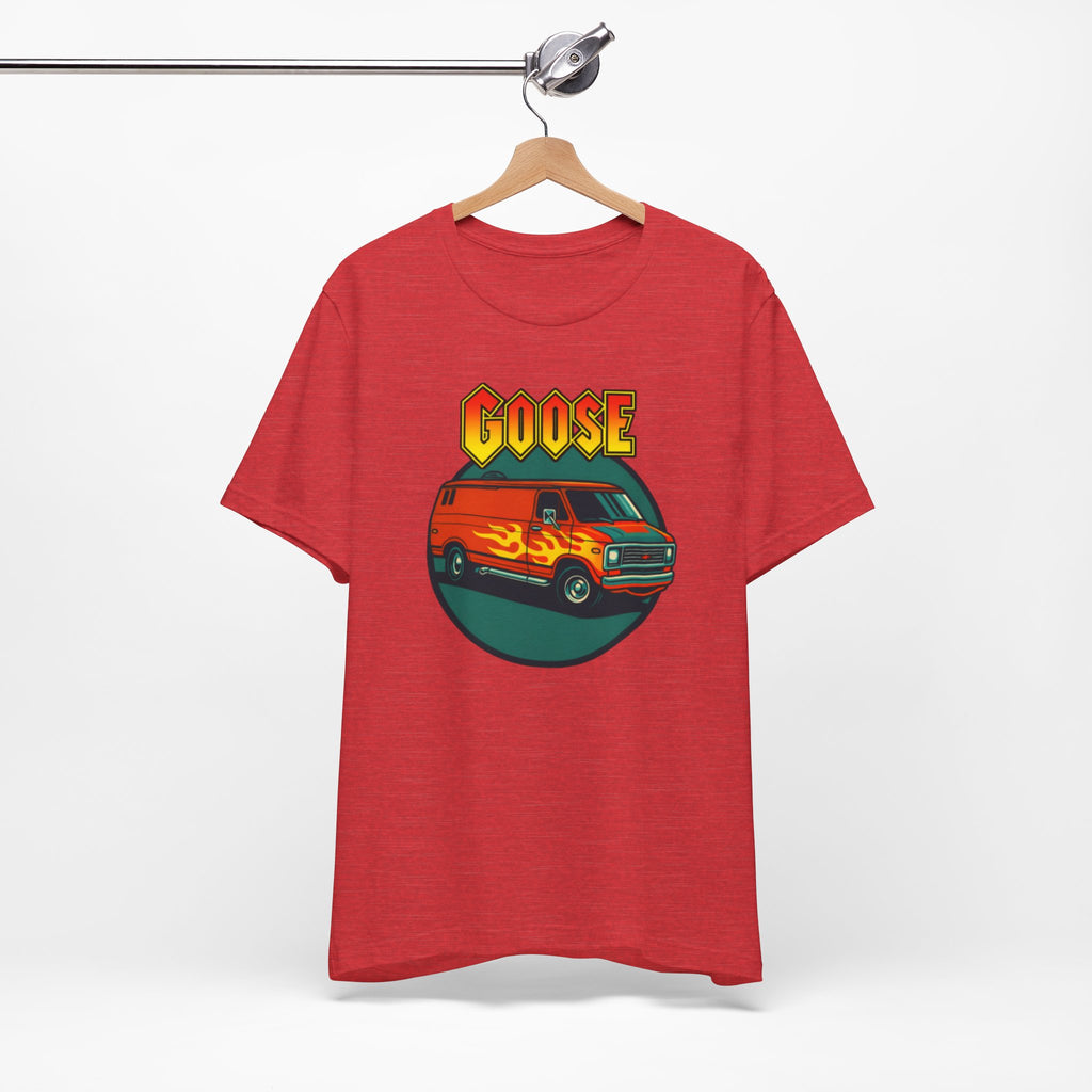 Goose Flame Van T‑Shirt — Retro Hot Rod Graphic Tee