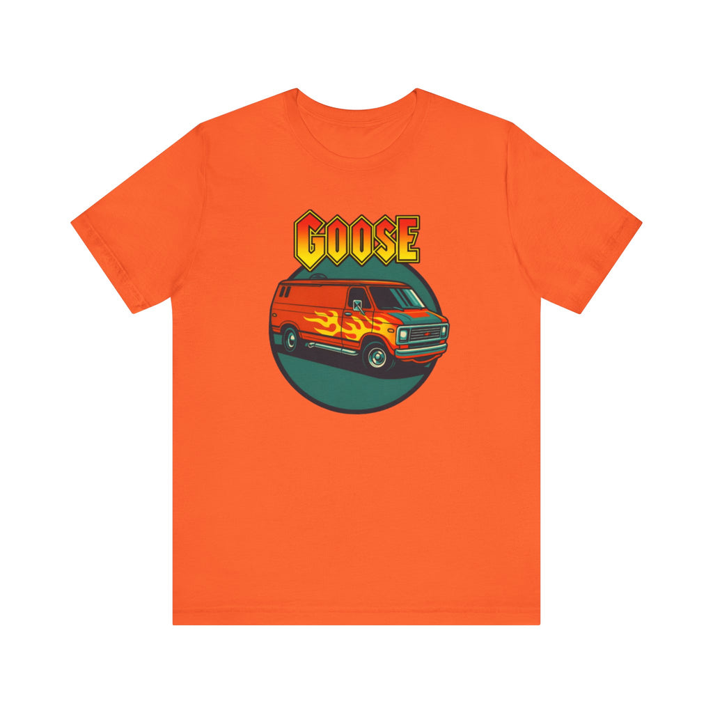 Goose Flame Van T‑Shirt — Retro Hot Rod Graphic Tee