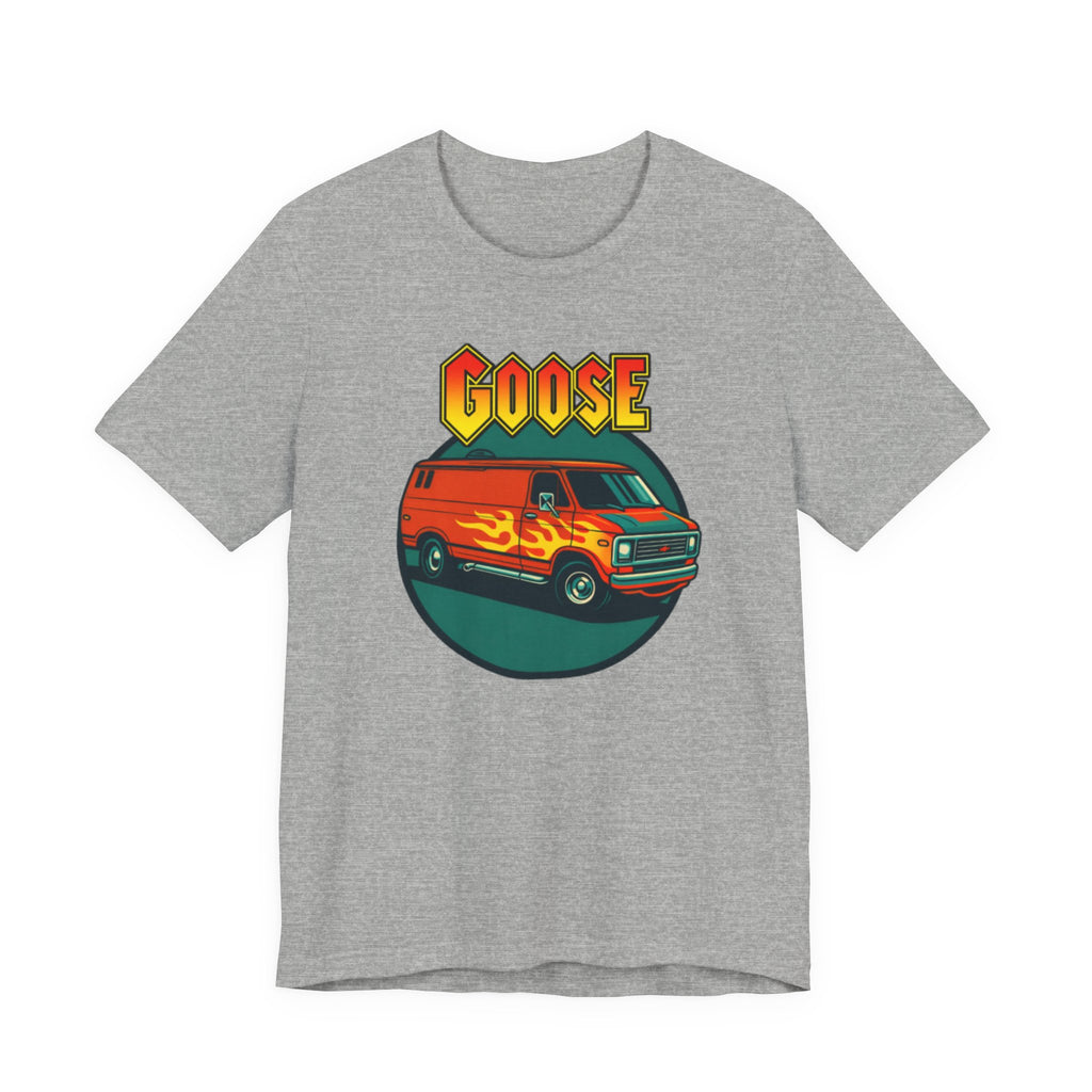 Goose Flame Van T‑Shirt — Retro Hot Rod Graphic Tee