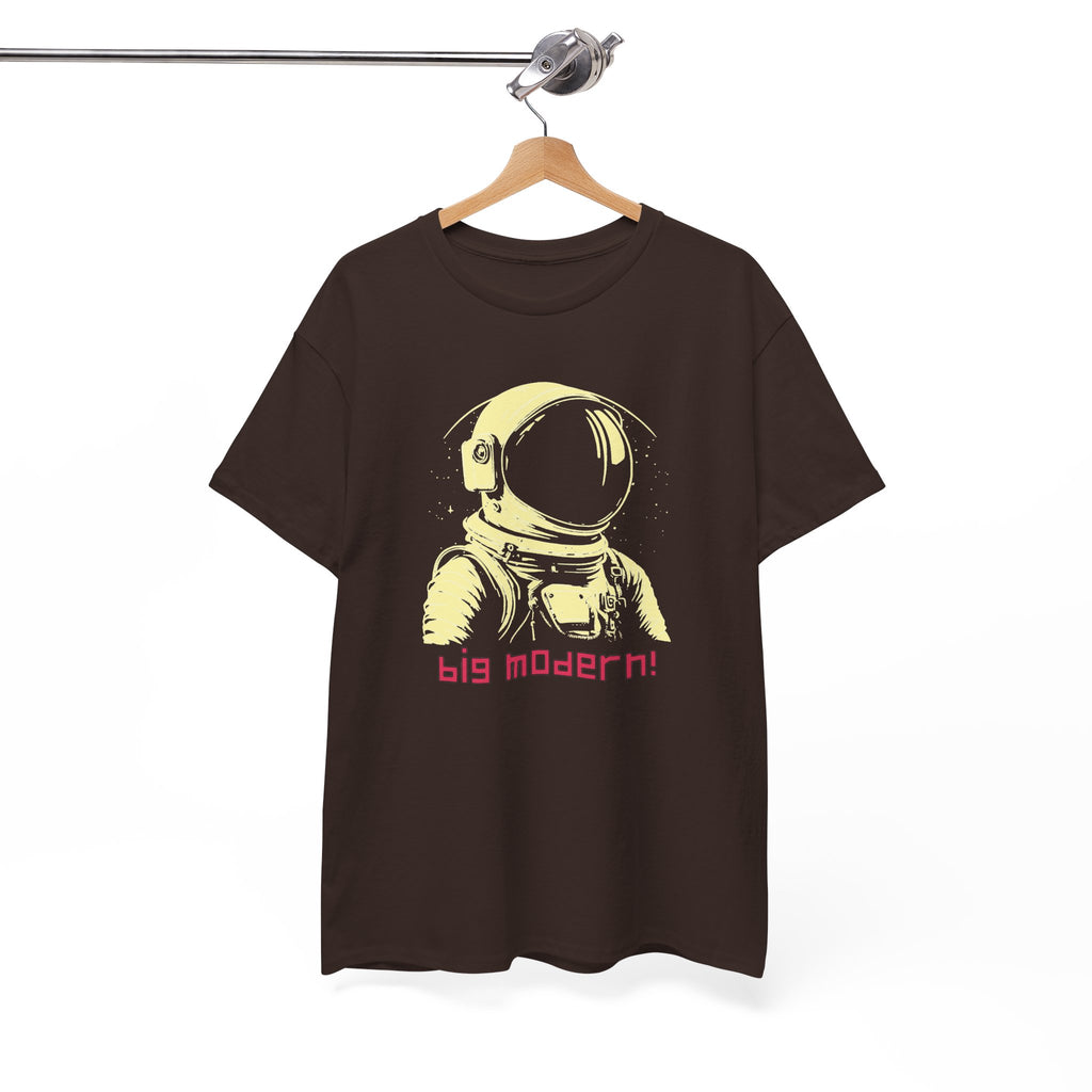 Retro Astronaut T‑Shirt - "big modern!" Graphic Tee, Vaporwave Space Design