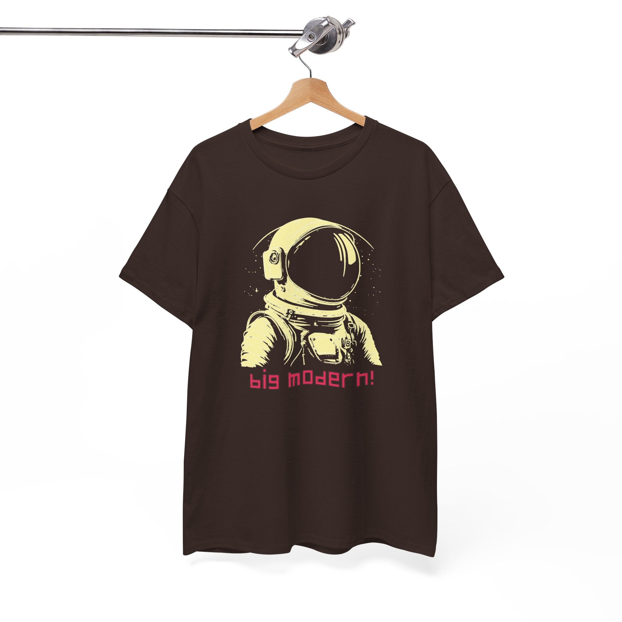 Retro Astronaut T‑Shirt - "big modern!" Graphic Tee, Vaporwave Space Design