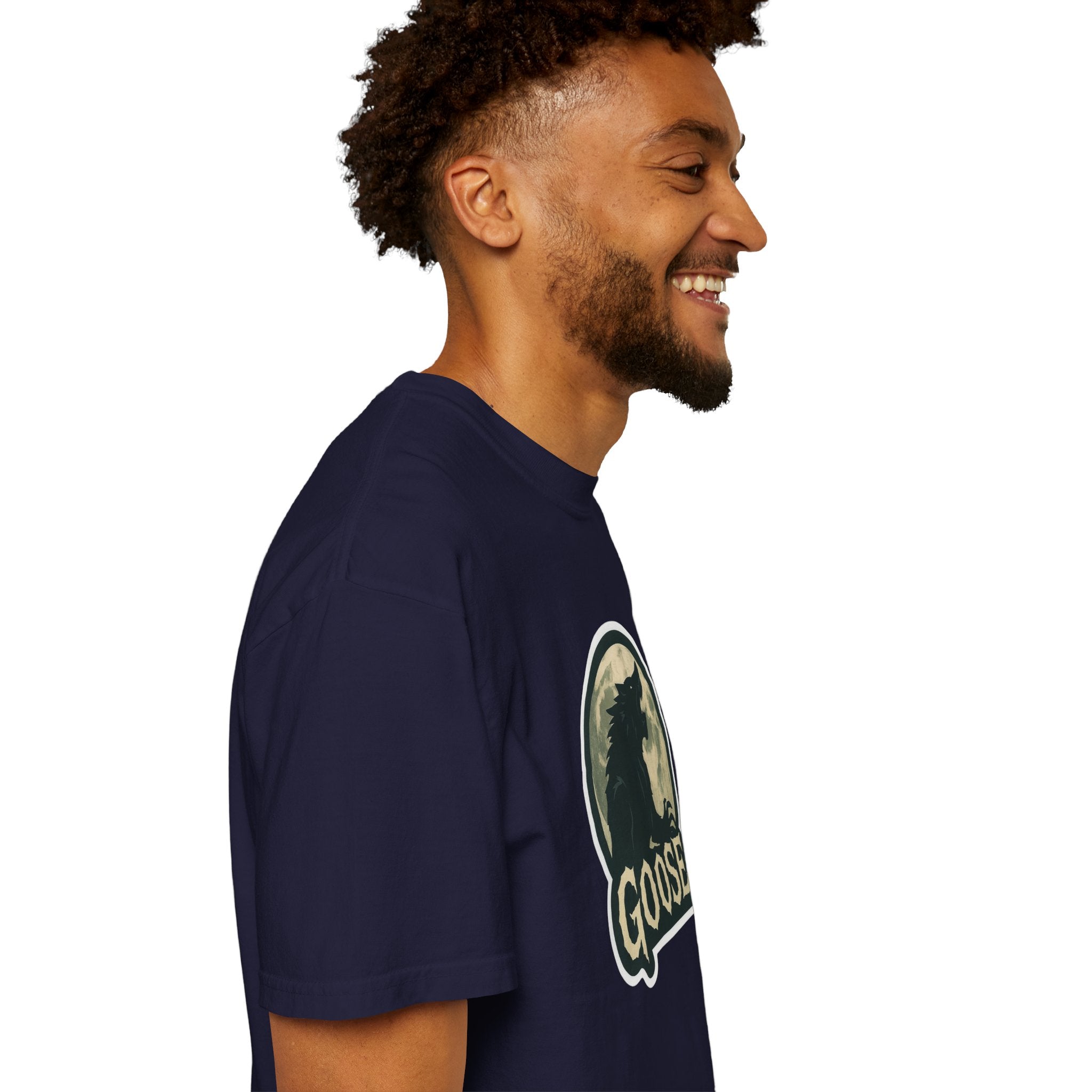 Goose Moon T-Shirt — Vintage Werewolf Silhouette Graphic Tee