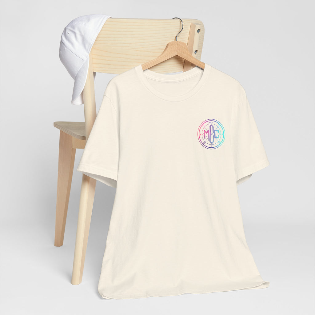 Moon Cabin Collective T-Shirt — Moonlit Cabin Graphic Tee ("Rooted in Nature • Driven by Sound")