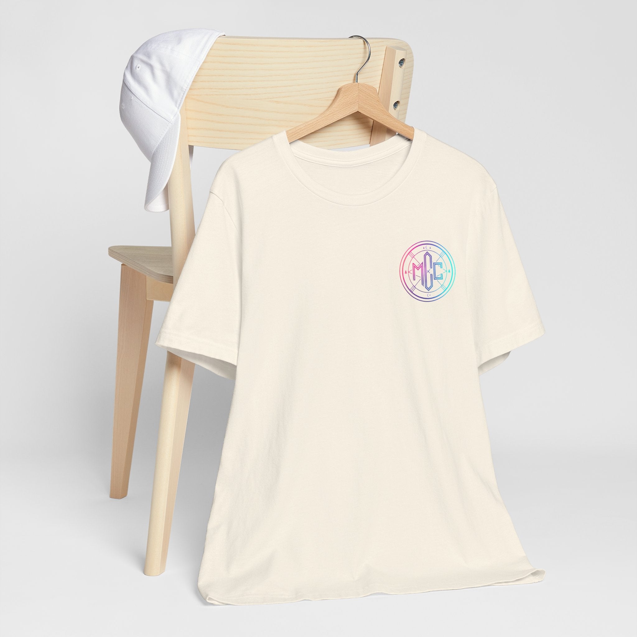 Moon Cabin Collective T-Shirt — Moonlit Cabin Graphic Tee ("Rooted in Nature • Driven by Sound")
