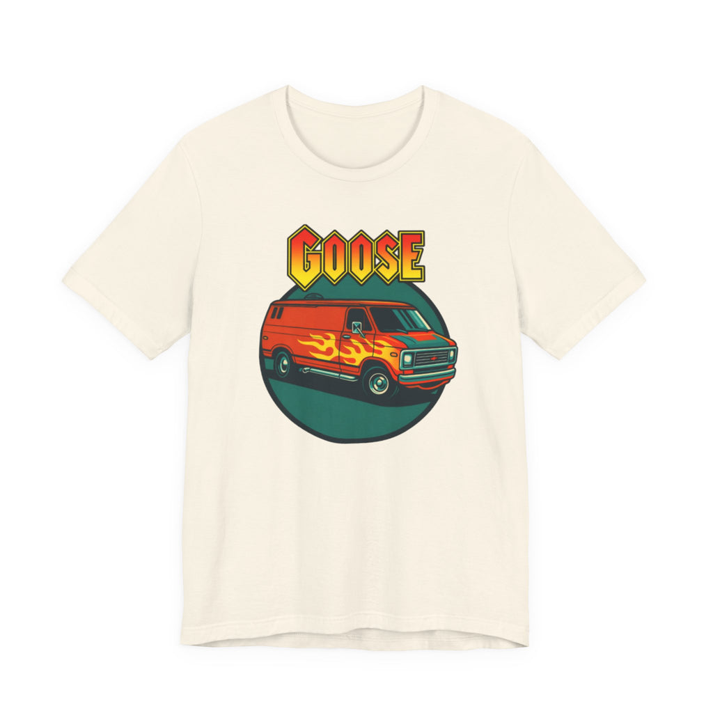 Goose Flame Van T‑Shirt — Retro Hot Rod Graphic Tee