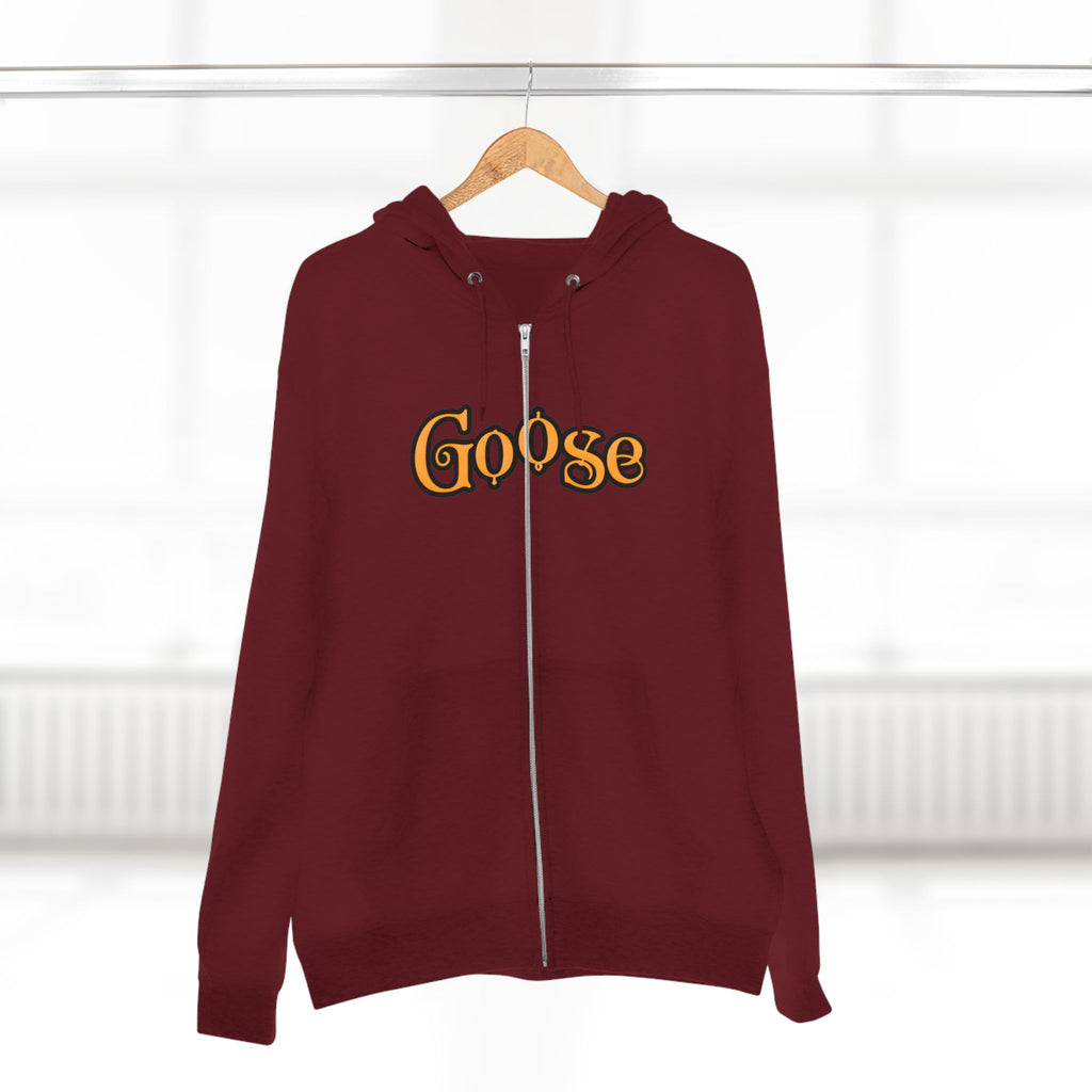 Goose Zip Hoodie — Vintage Psychedelic Band Art Backprint