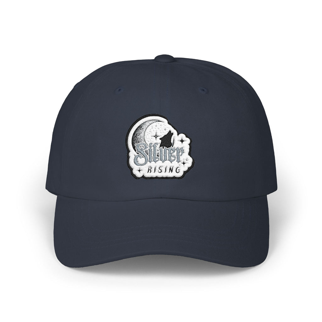 Dad Cap — Vintage Moon & Stars Fishing Logo Embroidered Hat
