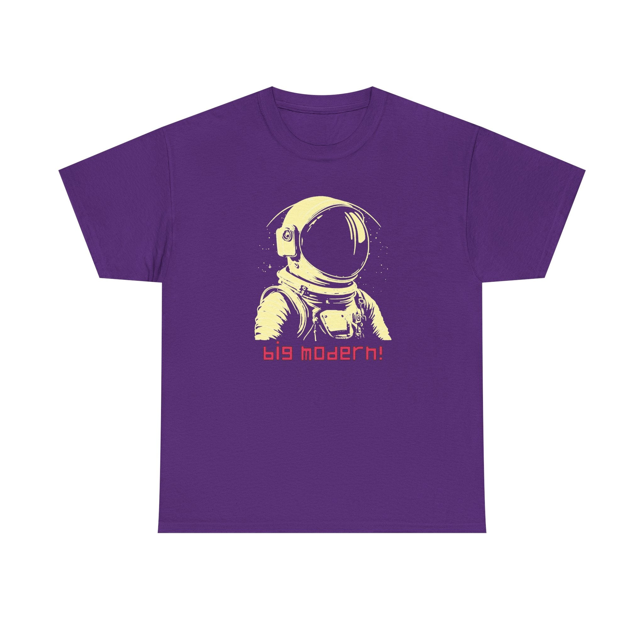 Retro Astronaut T‑Shirt - "big modern!" Graphic Tee, Vaporwave Space Design