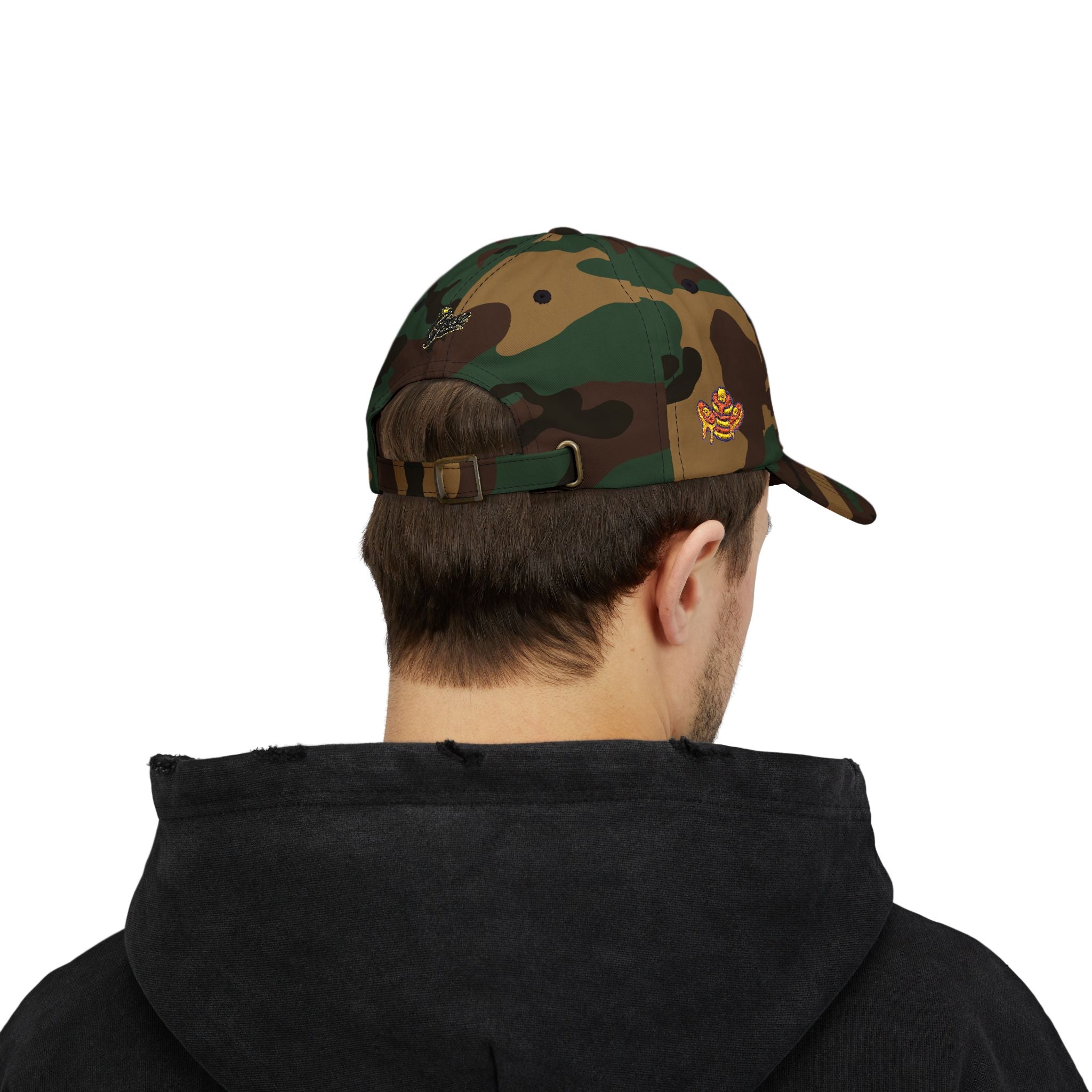Embroidered Psychedelic Stamp Dad Cap