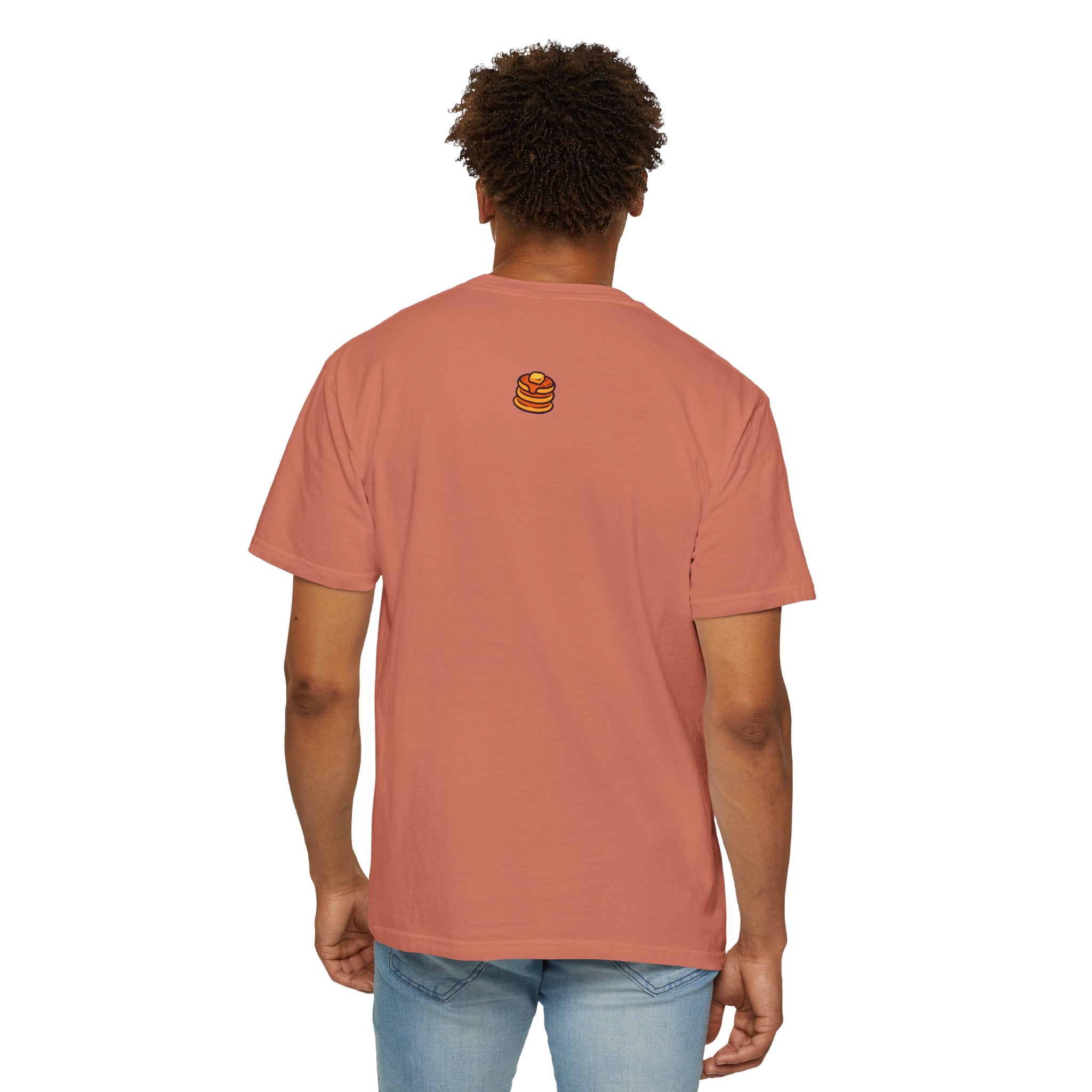 Pancake Mouth T-Shirt — Retro Psychedelic Breakfast Graphic Tee