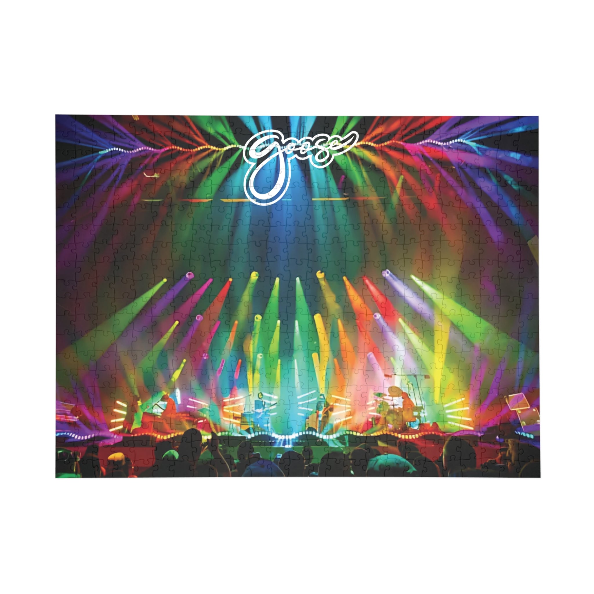 Live Concert Concert Puzzle – Colorful Stage Lights Jigsaw (96/252/500/1000 pc)