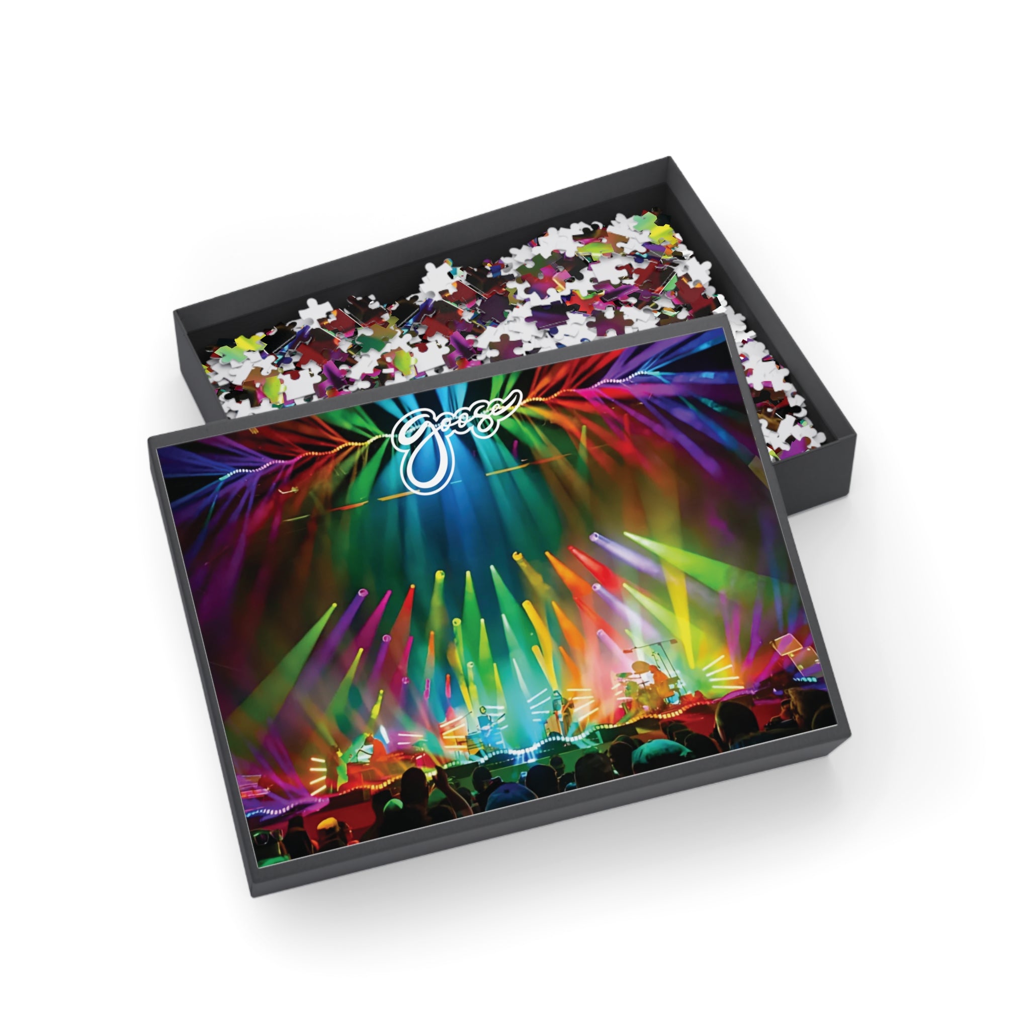 Live Concert Concert Puzzle – Colorful Stage Lights Jigsaw (96/252/500/1000 pc)