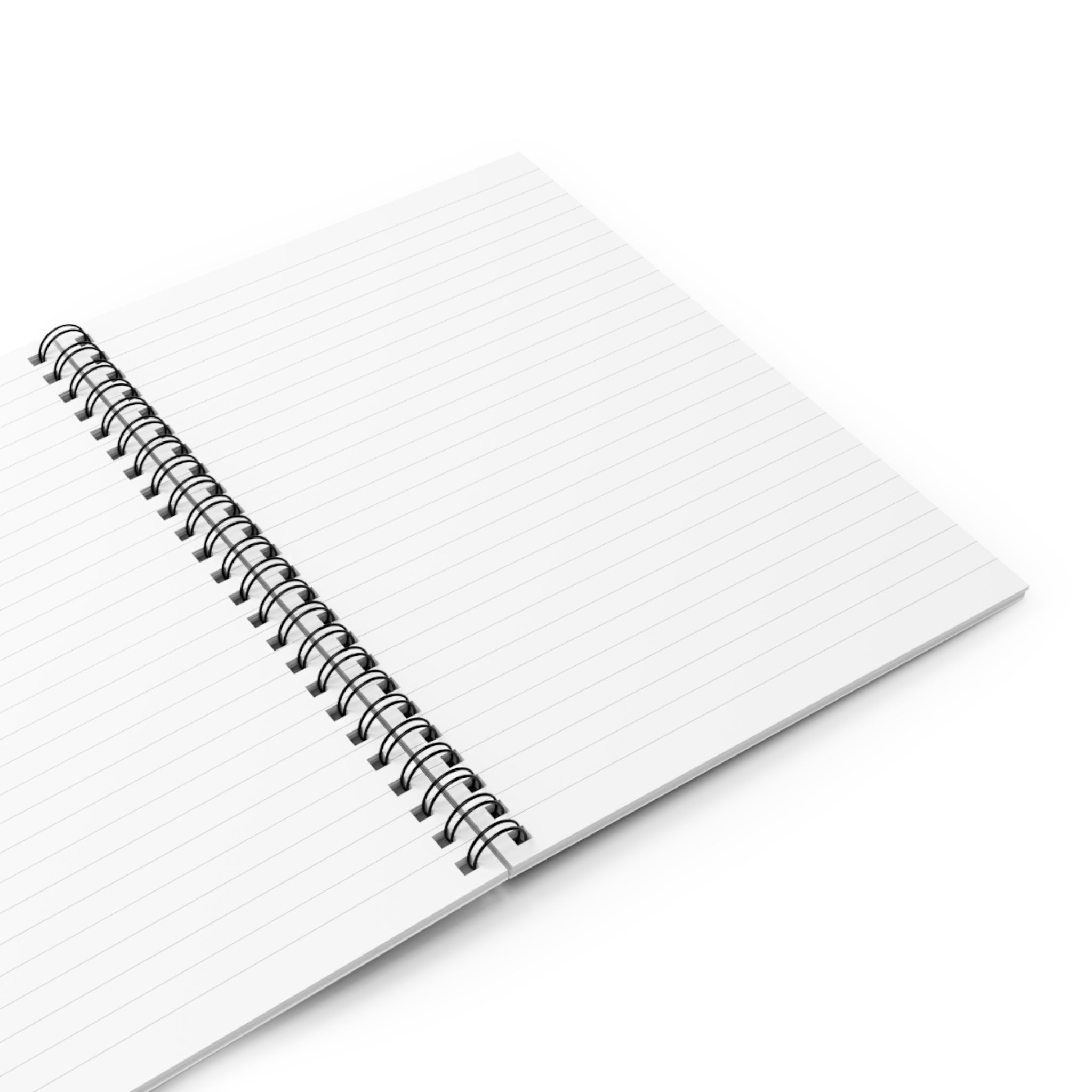 Goose Pattern Spiral Notebook — Orange Ruled Journal for School & Notes