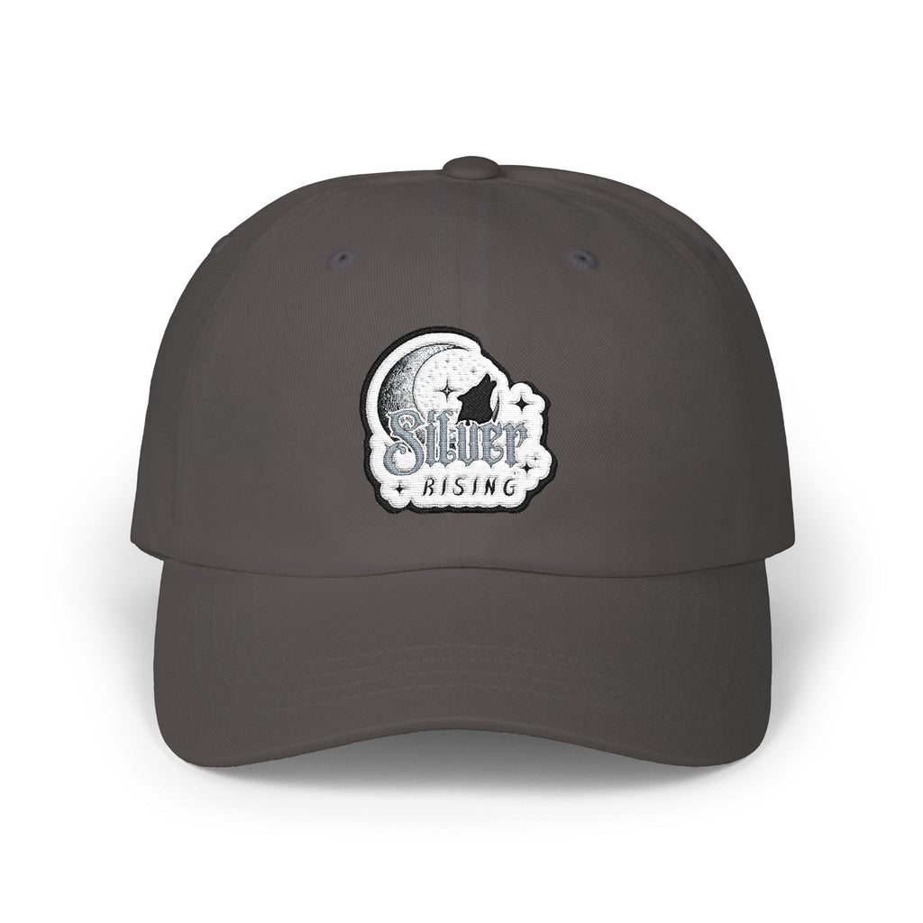 Dad Cap — Vintage Moon & Stars Fishing Logo Embroidered Hat