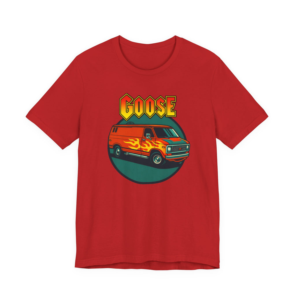 Goose Flame Van T‑Shirt — Retro Hot Rod Graphic Tee