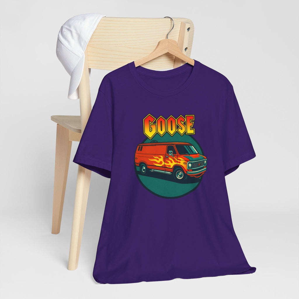 Goose Flame Van T‑Shirt — Retro Hot Rod Graphic Tee