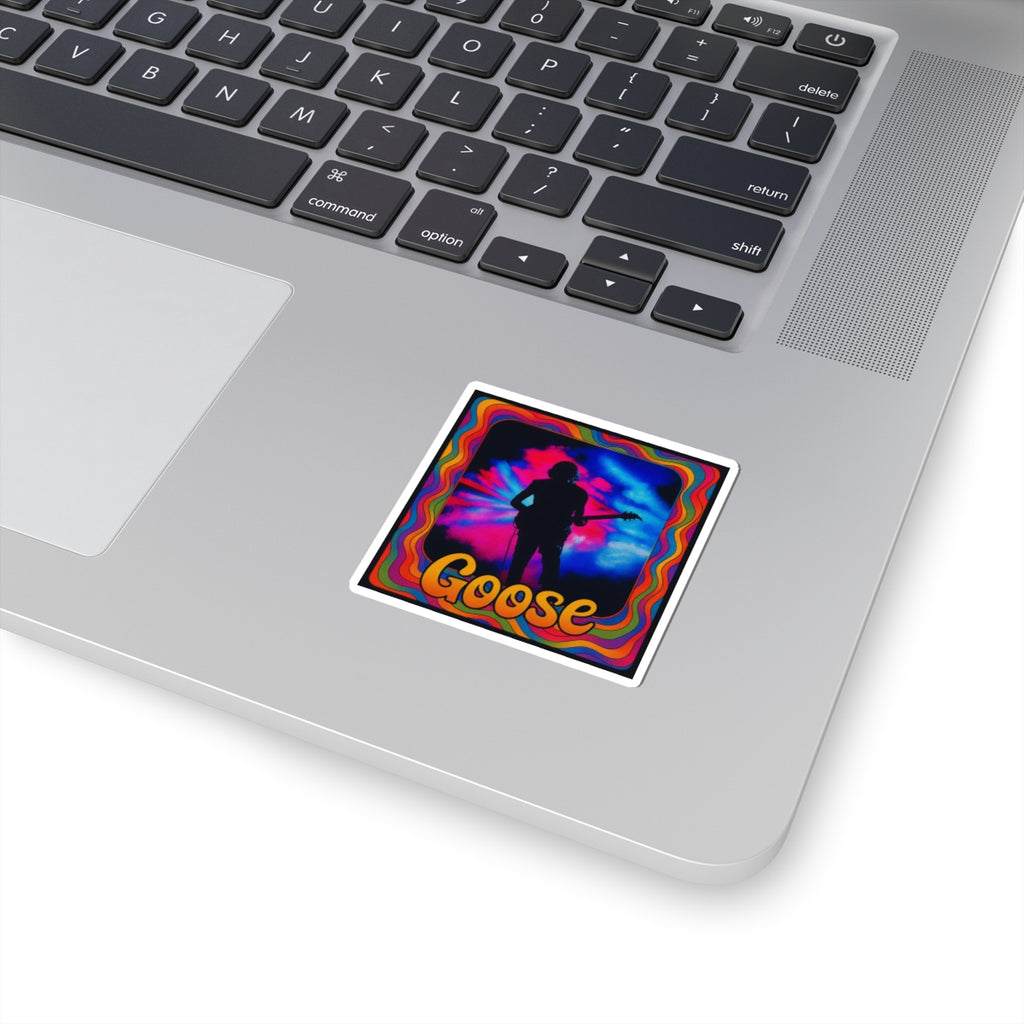 Goose the Band - Silhouette Sticker | Psychedelic retro wave kiss-cut sticker