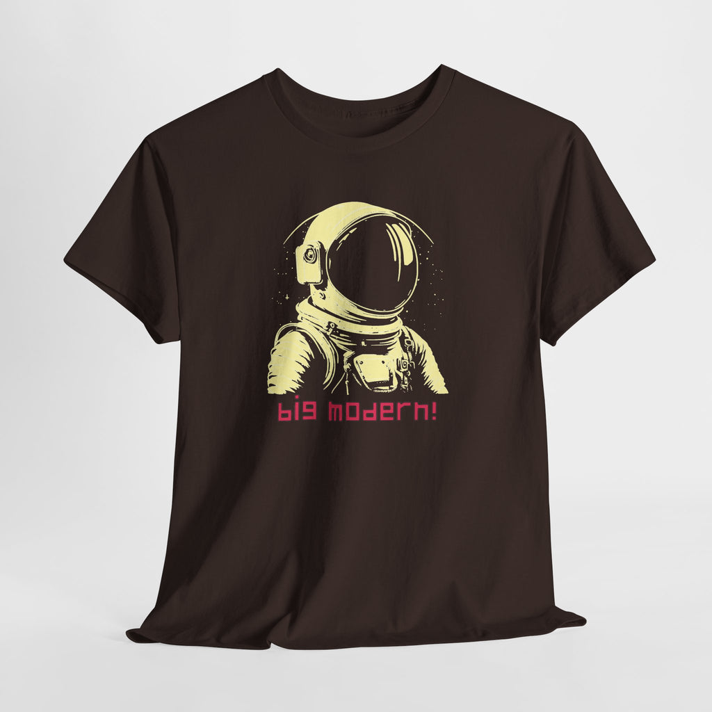 Retro Astronaut T‑Shirt - "big modern!" Graphic Tee, Vaporwave Space Design