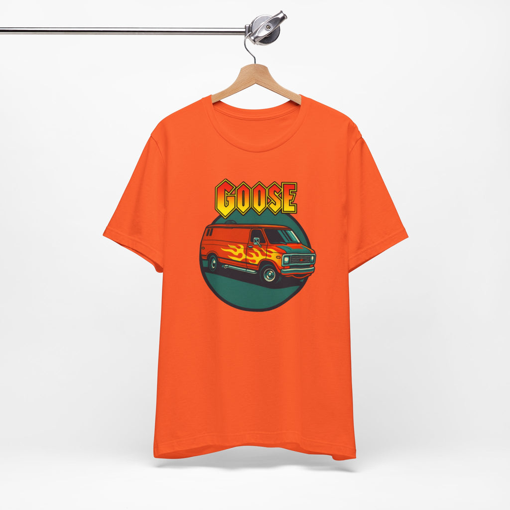 Goose Flame Van T‑Shirt — Retro Hot Rod Graphic Tee